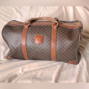 Vintage Celine Macadame Boston Travel Bag